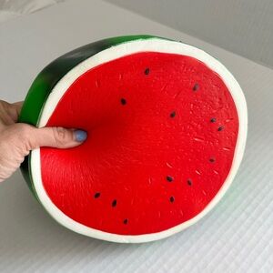 Large watermelon squishy toy, very good condition
